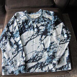 Zella Brand Blue Tie Dye Sweatshirt
